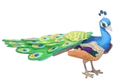 Pavo Real Azul