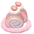 Rollito de nube rojo