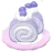 Rollito de nube morado