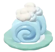 Rollito de nube celeste