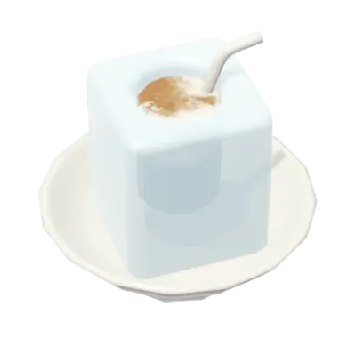 Café en cubo de hielo