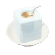 Café en cubo de hielo