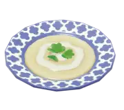 Crema de leche de rábano blanco