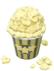 Balde de palomitas de maíz saladas