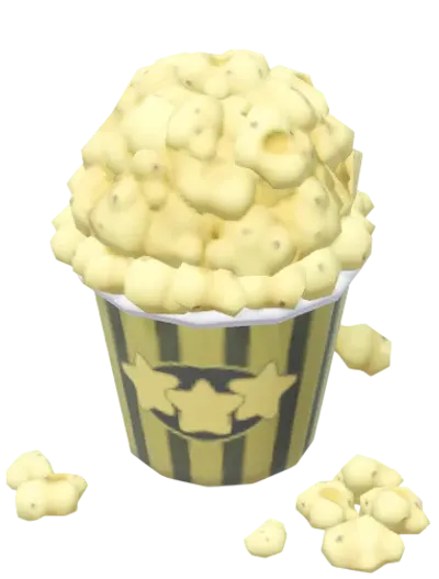 Balde de palomitas de maíz saladas