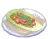 Taco de lechuga silvestre