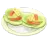 Taco de lechuga con ajo mostaza silvestre