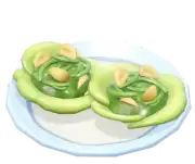 Taco de lechuga con bardana silvestre