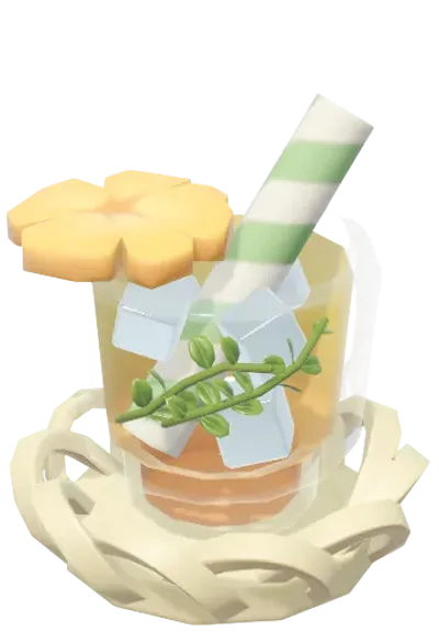 Té negro de piña primaveral