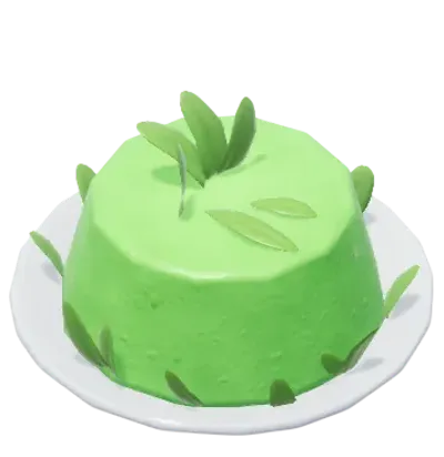 Pastel de hierba fresca