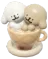 Caffè con panna de perrito amoroso