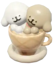 Caffè con panna de perrito amoroso