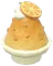 Granizado de mandarina en cuenco de bloques
