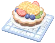 Tarta aromática hierba luisa de frutas