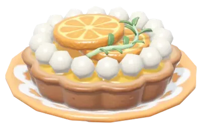 Tarta aromática hierba luisa de mandarina