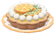 Tarta aromática hierba luisa de mandarina
