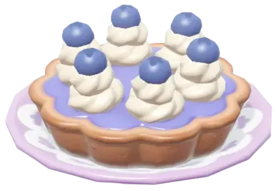 Tarta aromática hierba luisa de arándano