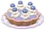 Torta de Mirtilo com Verbena