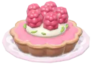Tarta aromática hierba luisa de frambuesa