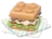 Hamburguesa de hongos con carne de bloques
