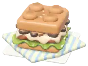Hamburguesa de hongos con carne de bloques
