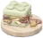 Hamburguesa de boletales con carne de bloques